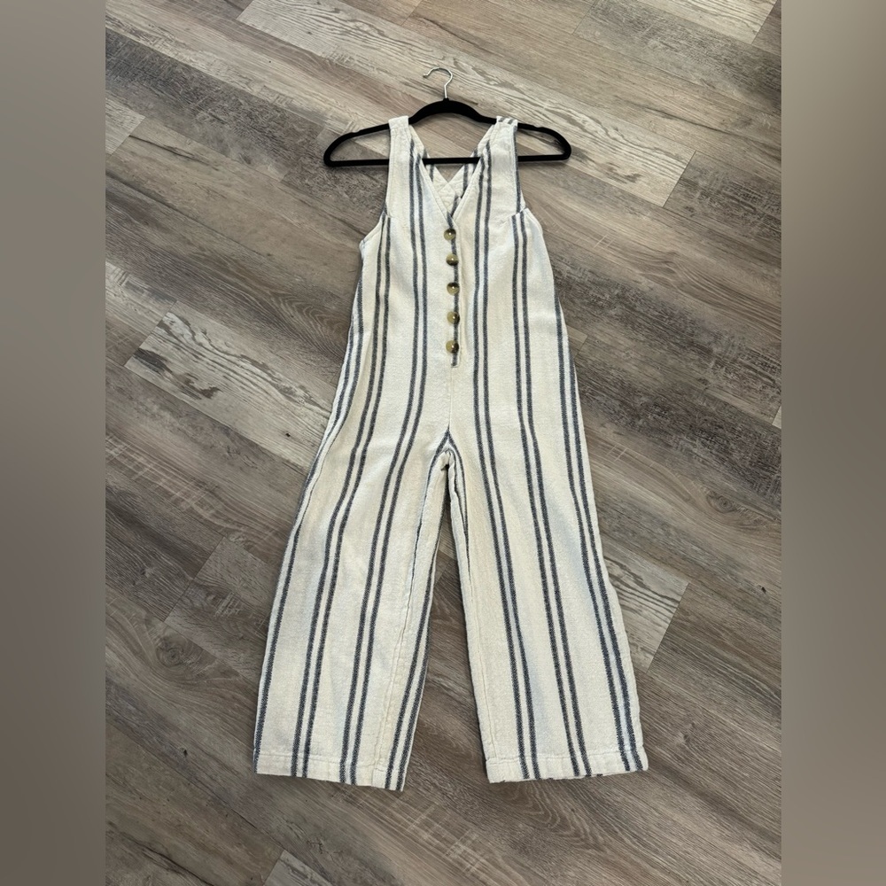 Urban Outfitters Jordan Jumpsuit XS Women Casual Striped One Piece - Picture 4 of 6